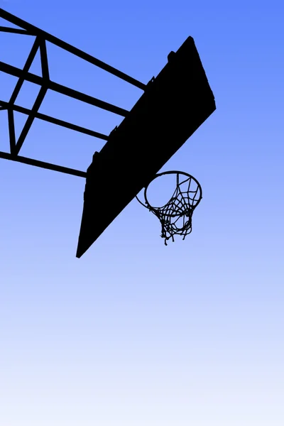 Відкритий баскетбольне кільце — стокове фото