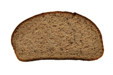 Slice of rye bread clipart