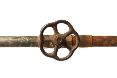 Rusty valve clipart