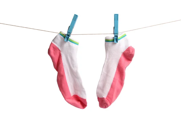 Drying socks — Stock Photo, Image