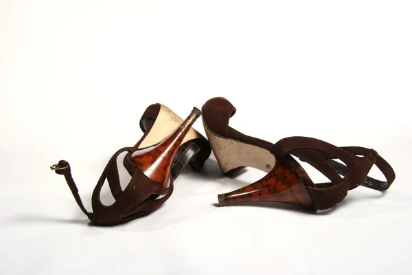 Coppia di scarpe donna tacco alto — Foto Stock
