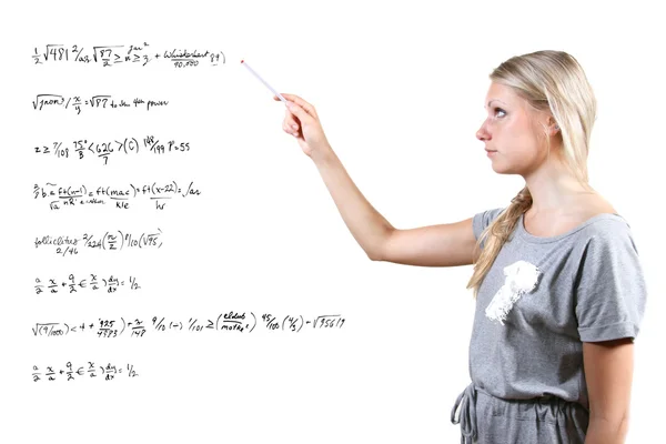 Matematik öğretmeni — Stok fotoğraf