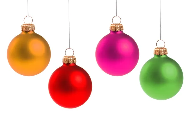 Färgglada christmas bollar — Stockfoto