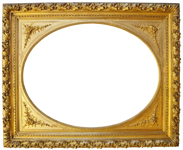 Ancient golden picture frame — Stock Photo, Image
