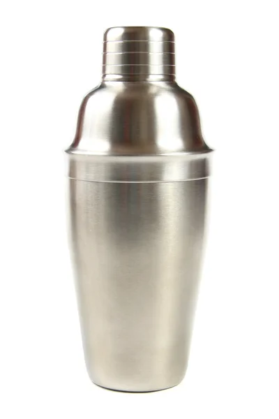Cocktail Shaker Isolato Bianco — Foto Stock