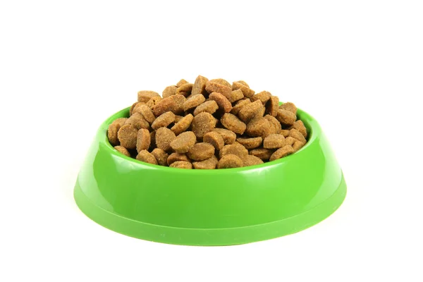Bowl Full Pet Food — Stock Photo, Image