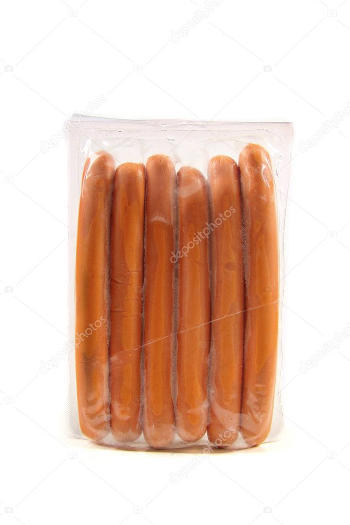 Pack of sausages