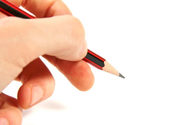 Kéz ceruzával — Stock Fotó