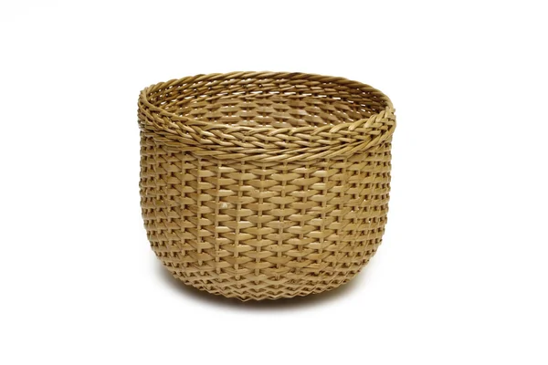 Basket on a white background — Stock Photo, Image