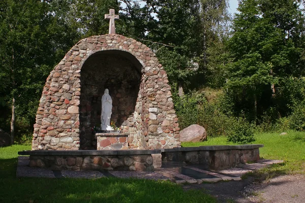Estatua Virgen María Lituania Kaltinennai —  Fotos de Stock