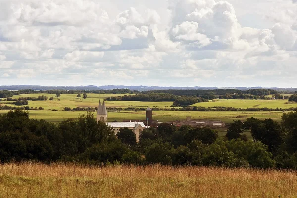 stock image Landscape with Church