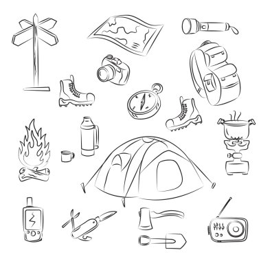 Camping clipart