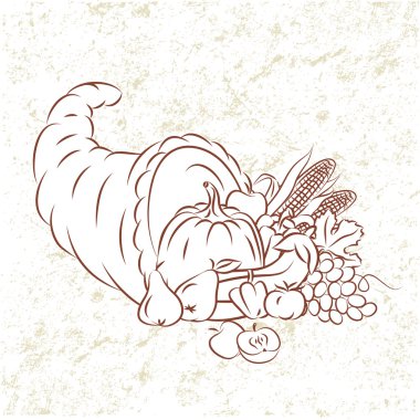 Cornucopia clipart