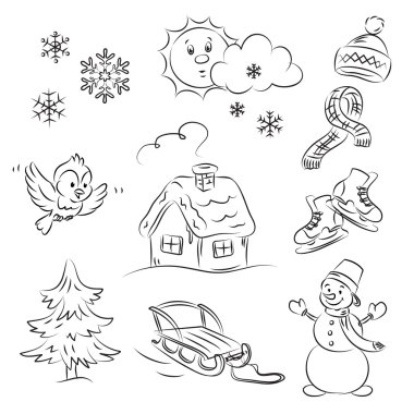 Winter Set clipart