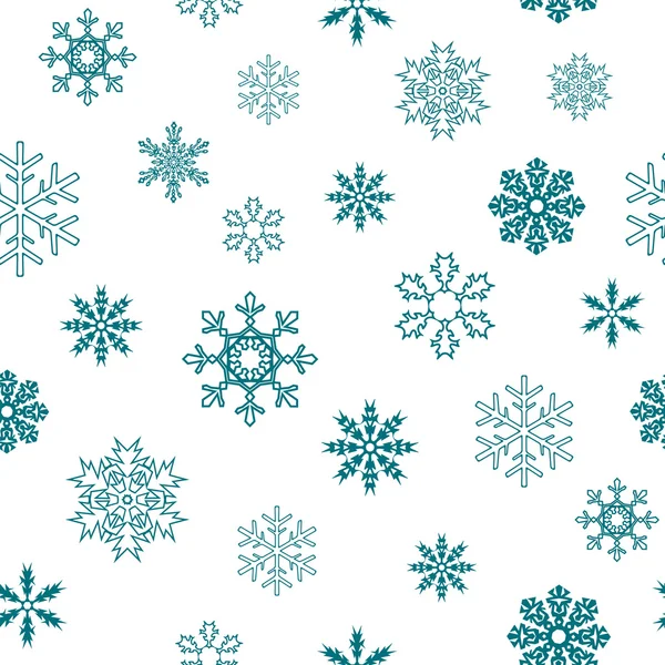 stock vector SEAMLESS Snowflakes Background