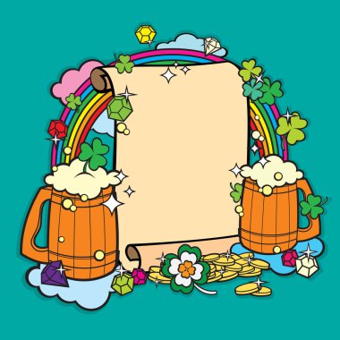 Beer Party Banner clipart