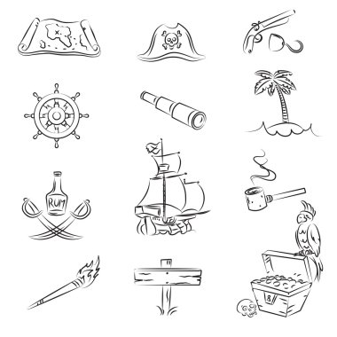 Pirates Set clipart