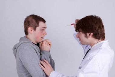 Doktor ve hasta.