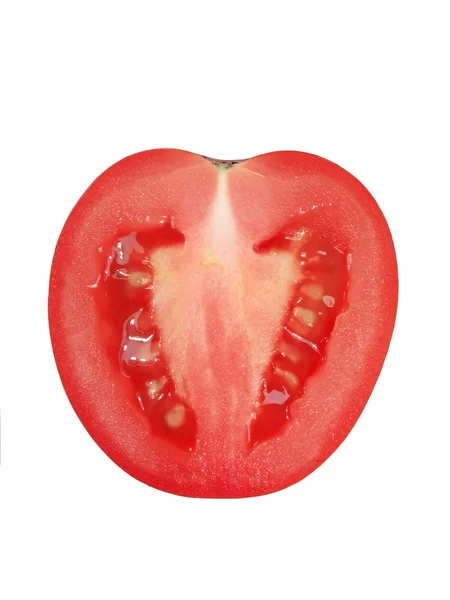 番茄的一半 — 图库照片