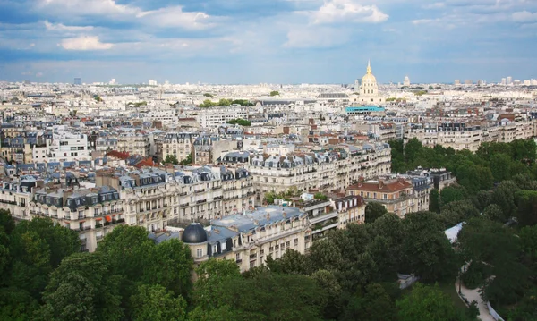 Kind to Paris from Tour d'Eiffel height — Stock Photo, Image