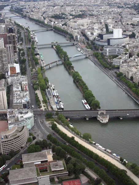 Вид Париж Высоты Эйфеля — стоковое фото