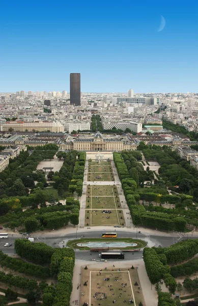 Панорама Парижа. Пейзаж . — стоковое фото