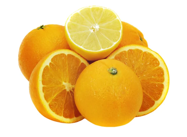 Lemon and oranges — Stock Photo, Image