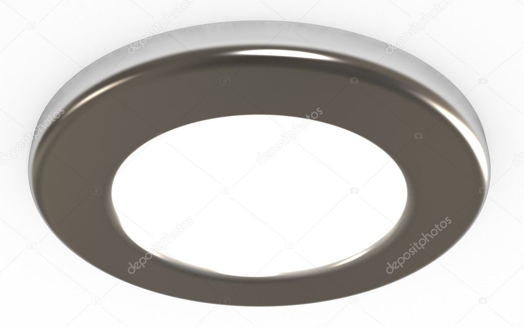 Ceiling light, clipping path included