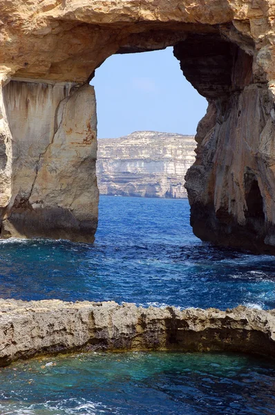 stock image An azure window