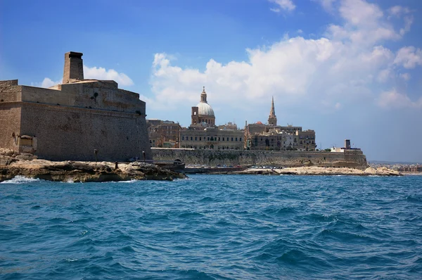Malta.gozo видят с моря — стоковое фото