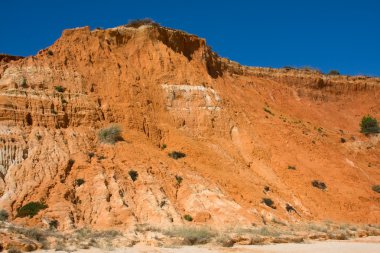 güzel kırmızı montains, algarve, Portekiz güneyinde