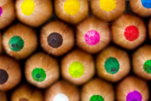 Montón de lápices de colores —  Fotos de Stock