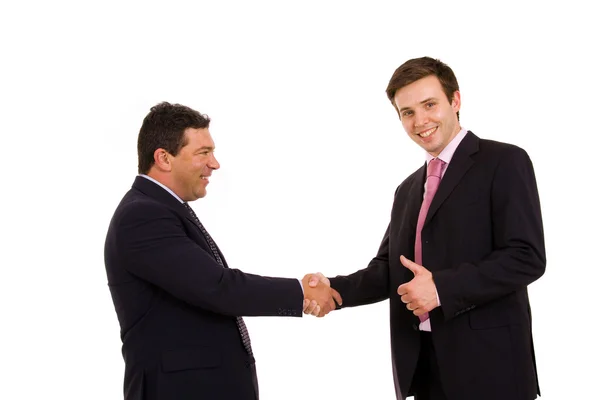 Business team hand shake — Stock Photo, Image