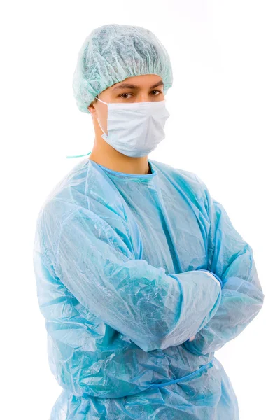 Porträt eines jungen männlichen Chirurgen — Stockfoto