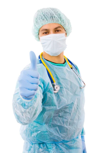 Junger männlicher Chirurg — Stockfoto