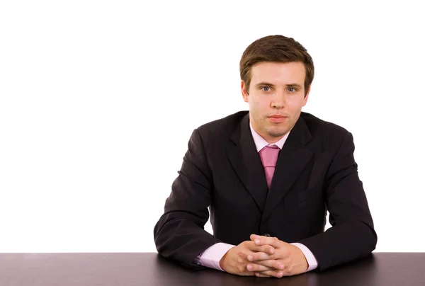Business man on a desk — Stock Photo, Image