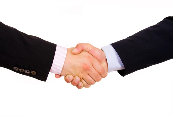 Business men hand shake — Stock Photo, Image