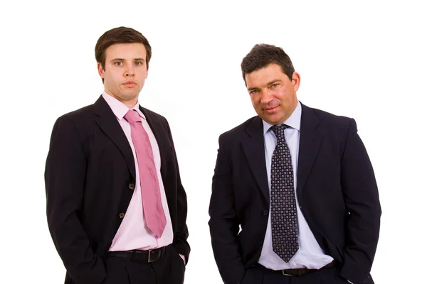 Портрет двох бізнесменів — стокове фото