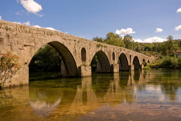 Roman bridge of Ponte do Porto, Braga, in the north of Portugal — Stock Photo, Image