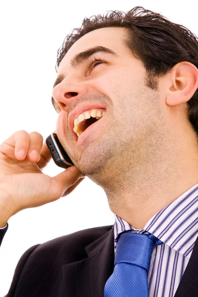 Business man on phone Royalty Free Stock Images