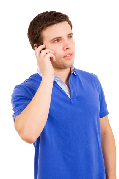 Casual man on the phone Royalty Free Stock Photos
