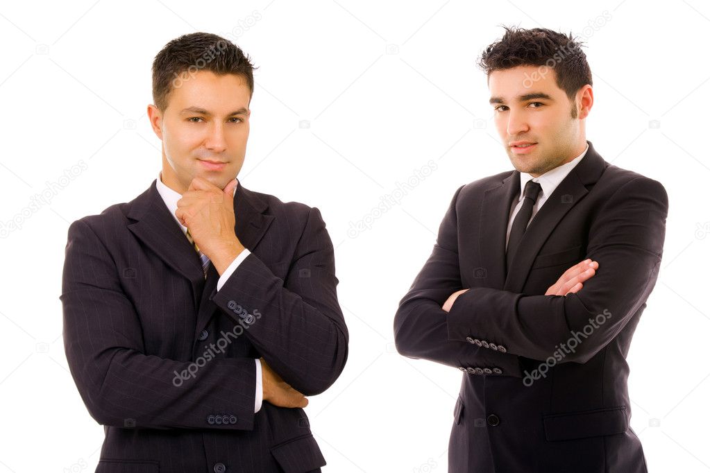 Two young business men