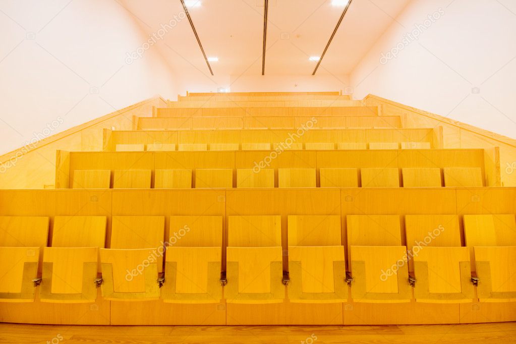 Interior of a school auditorium for students