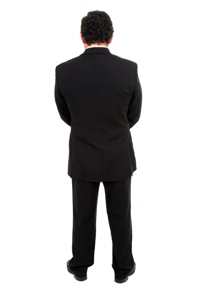 Business man full body from back — Stock Photo, Image