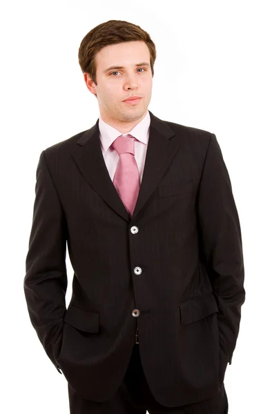 Portret przystojny młody biznesmen — Zdjęcie stockowe