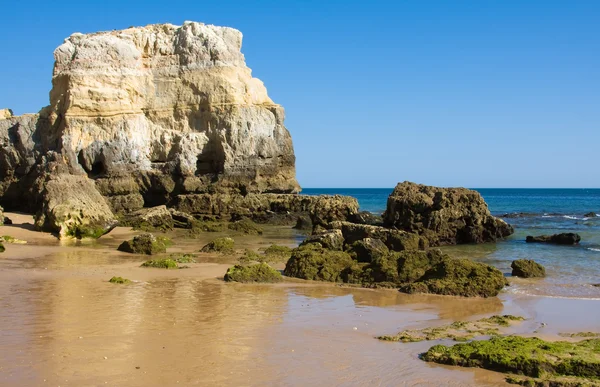 Bela Praia Portuguesa Algarve Sul Portugal — Fotografia de Stock