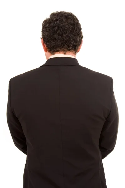 Mature Businessman Isolated White — Stock Photo, Image