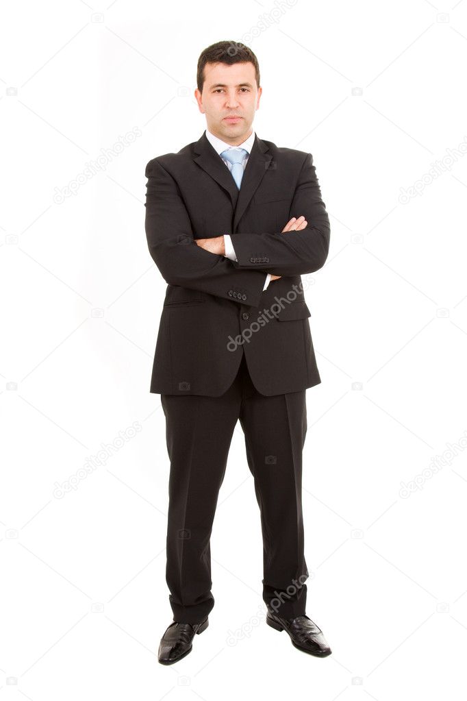 Young business man full body