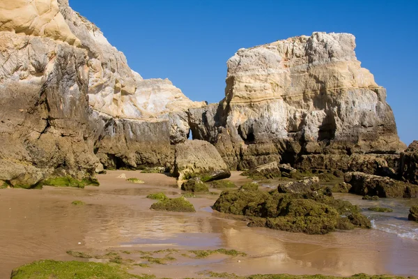 Portugalskim algarve plaży — Zdjęcie stockowe