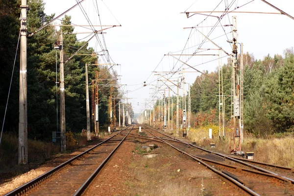 stock image Railway track lines